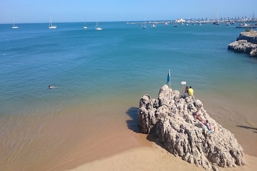 Blue ocean in Cascais