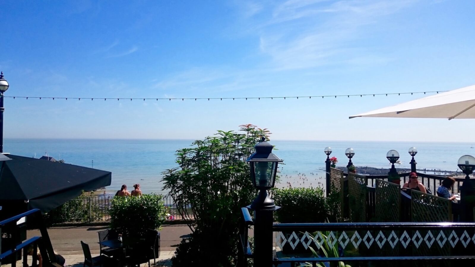 Views from the restaurants in Broadstairs 