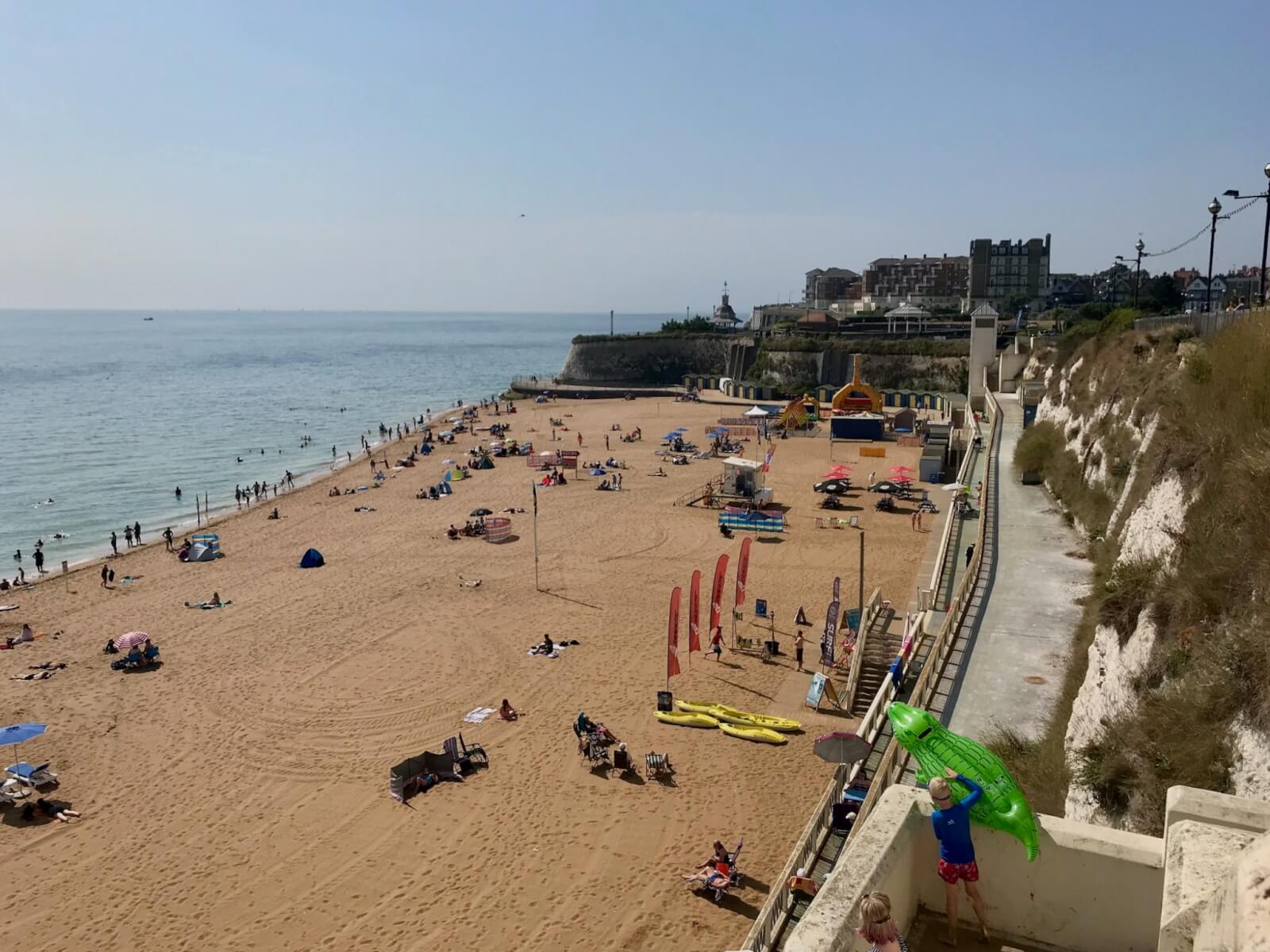 Lovely Viking Bay - a sandy beach in Broadstairs 
