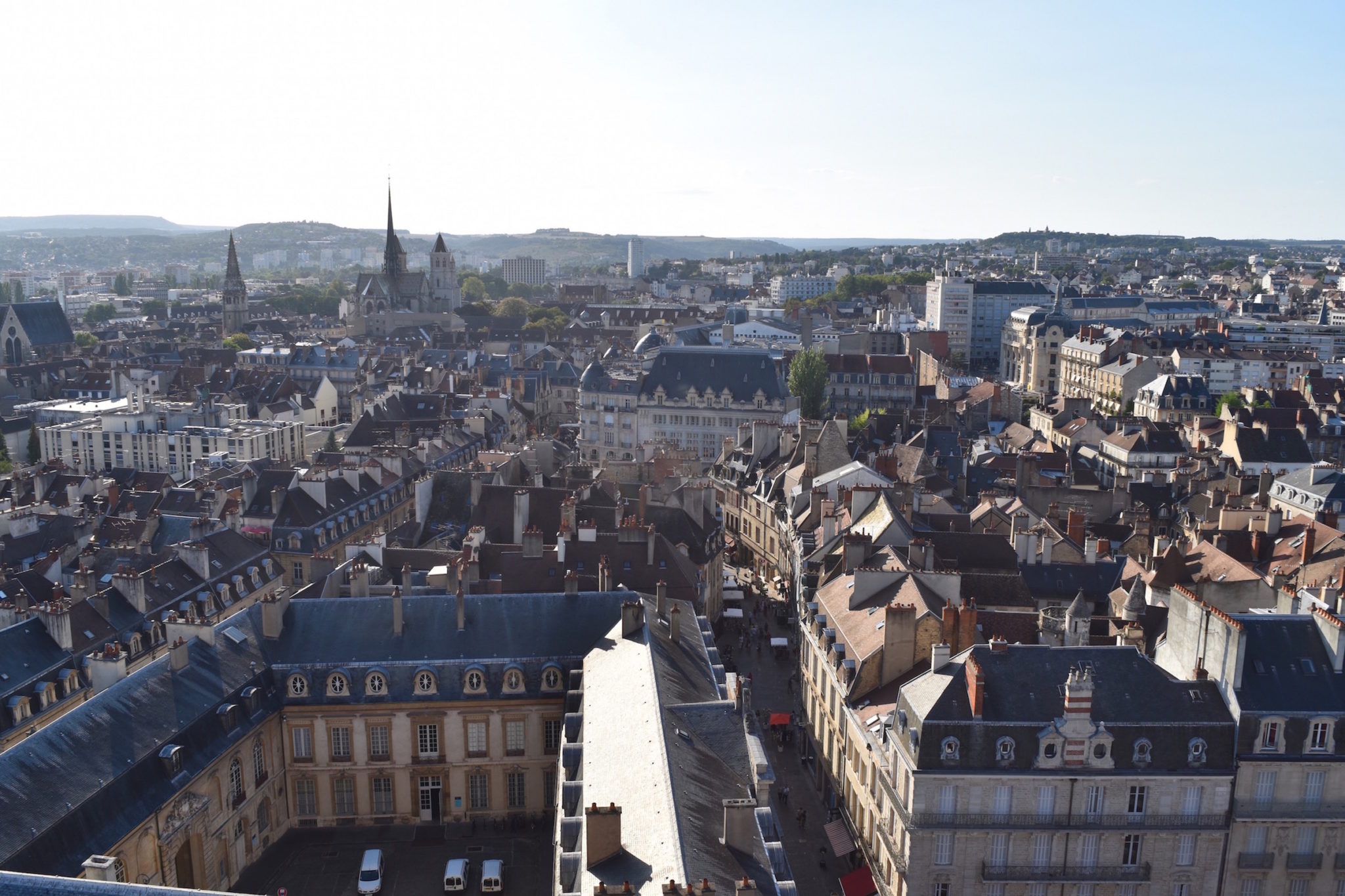 Views of Dijon from Tour Phillipe le Bon