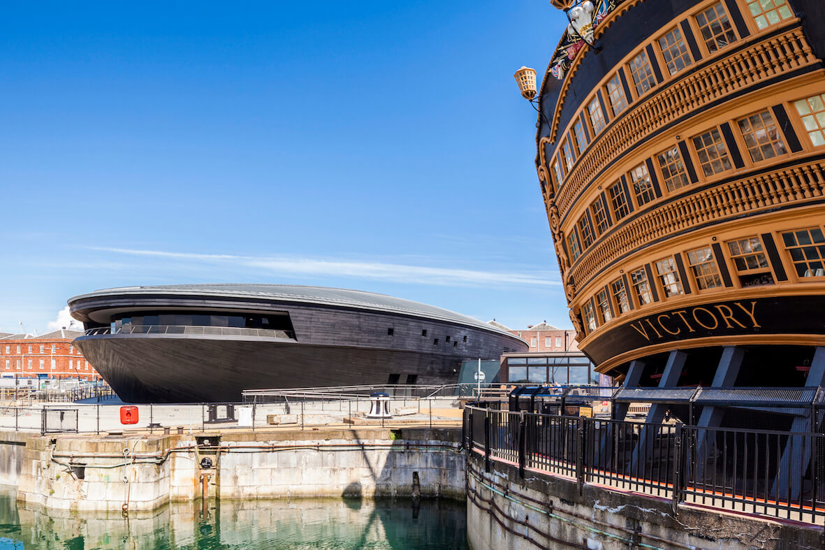 The Mary Rose Museum in the Portsmouth Historic Dockyard