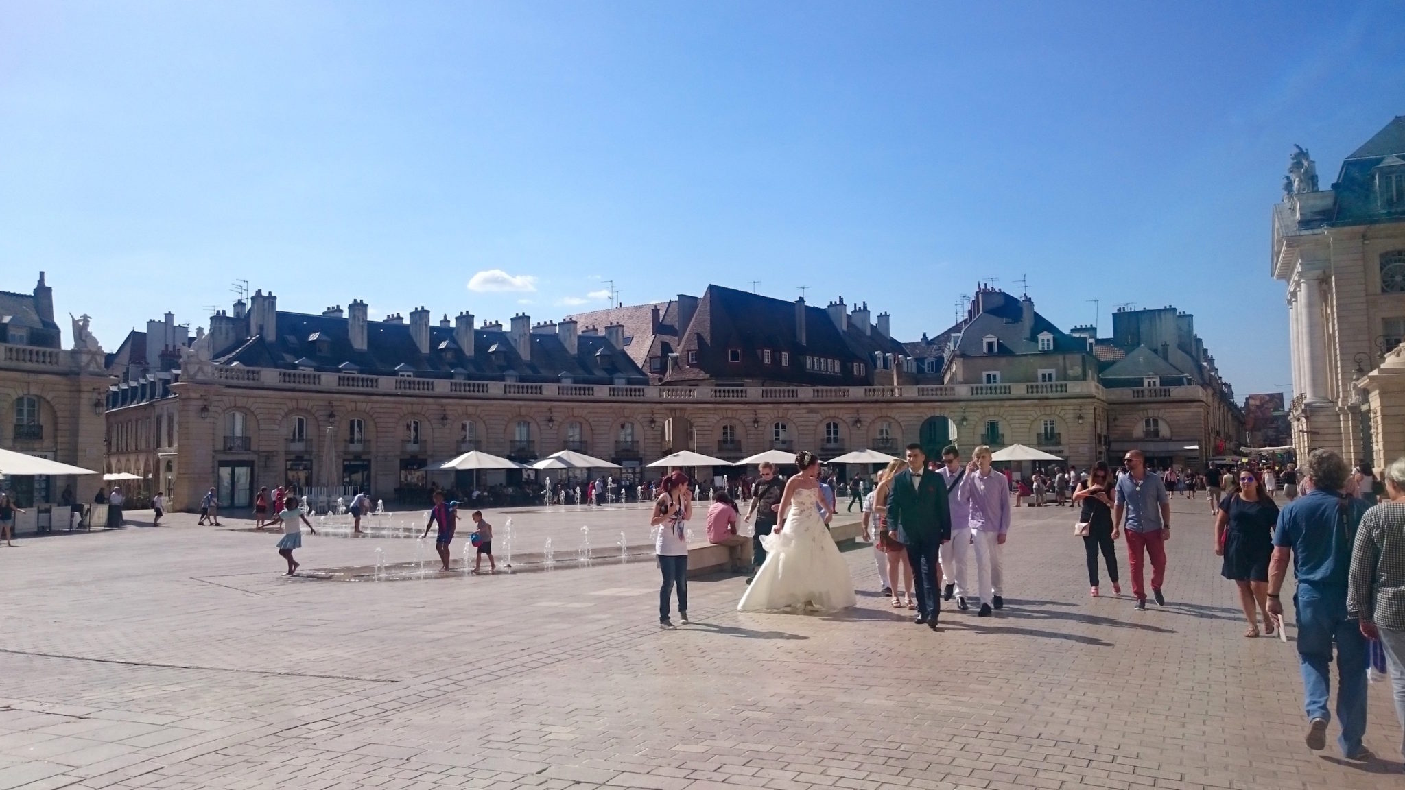 The stunning main square in Dijon - Place de la Libération