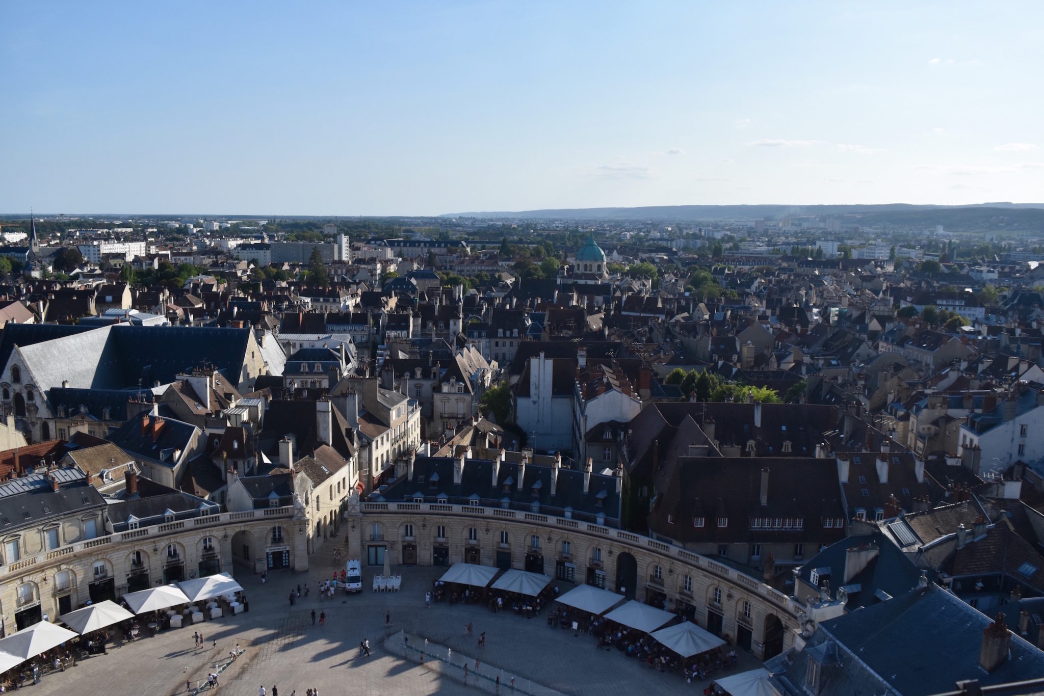 Views of Dijon from Tour Phillipe du Bon