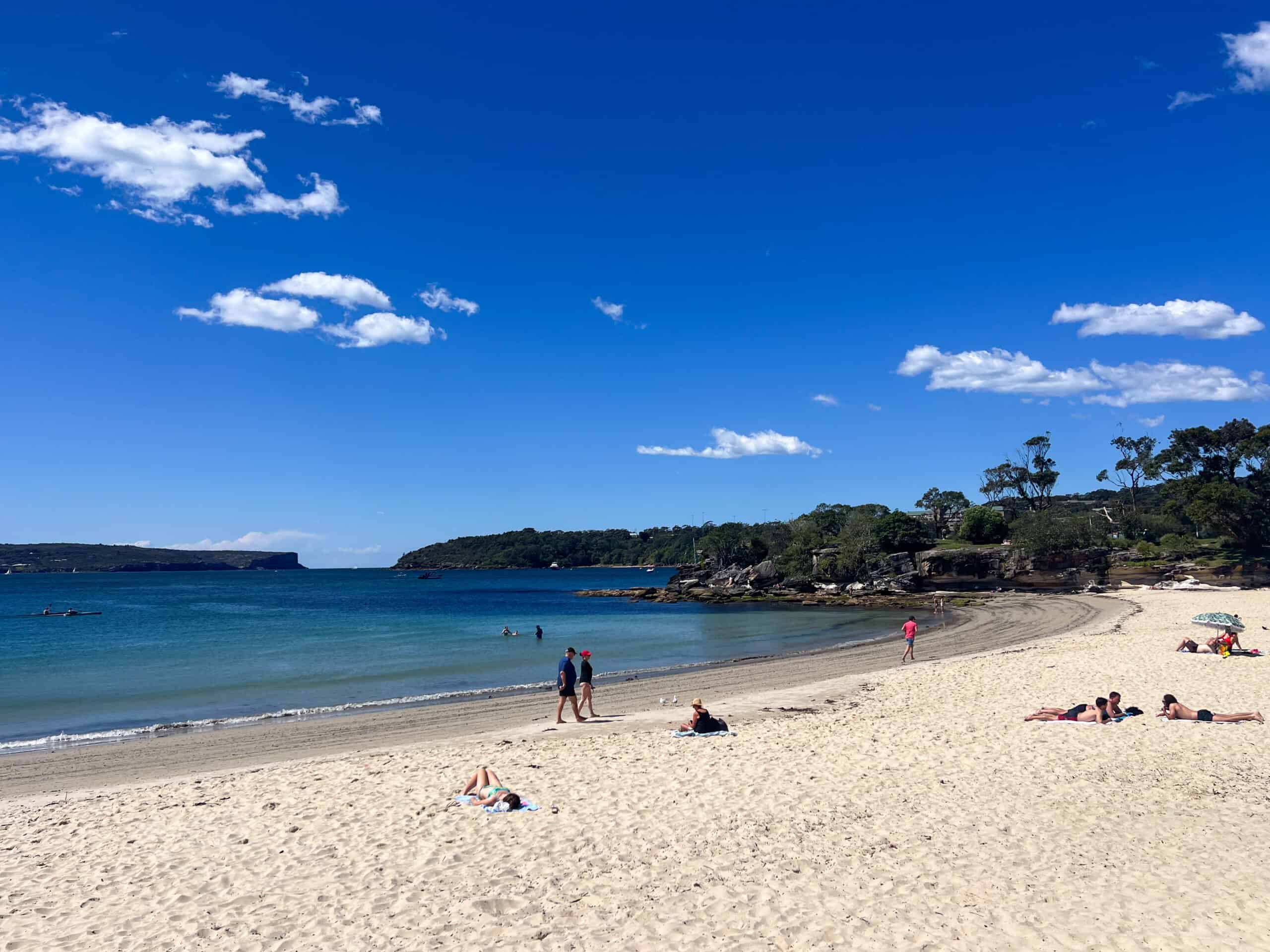 People enjoying Balmoral Beach
