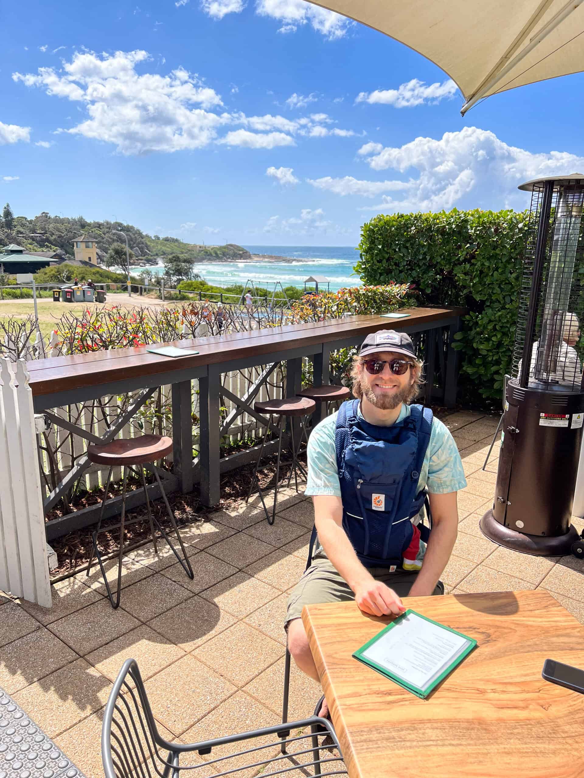 A Sydney cafe with ocean views