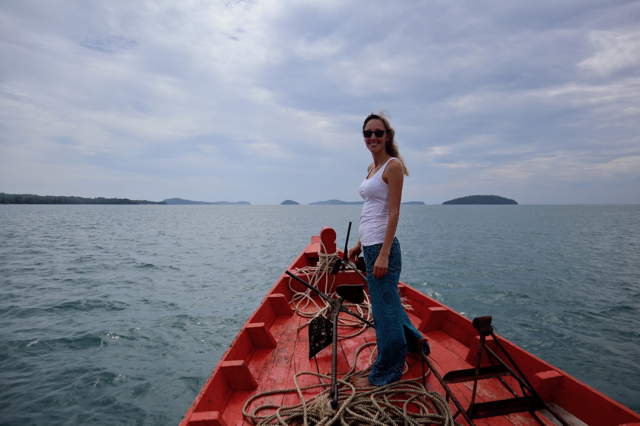 Sailing to the Cambodian islands