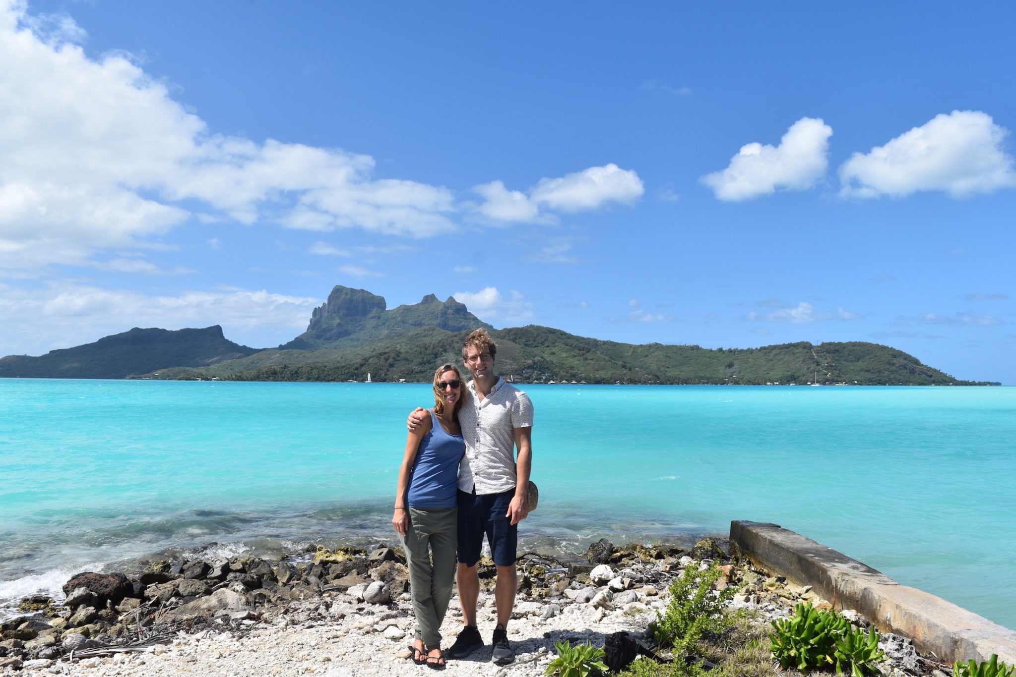 Hayley and Enrico in Bora Bora 