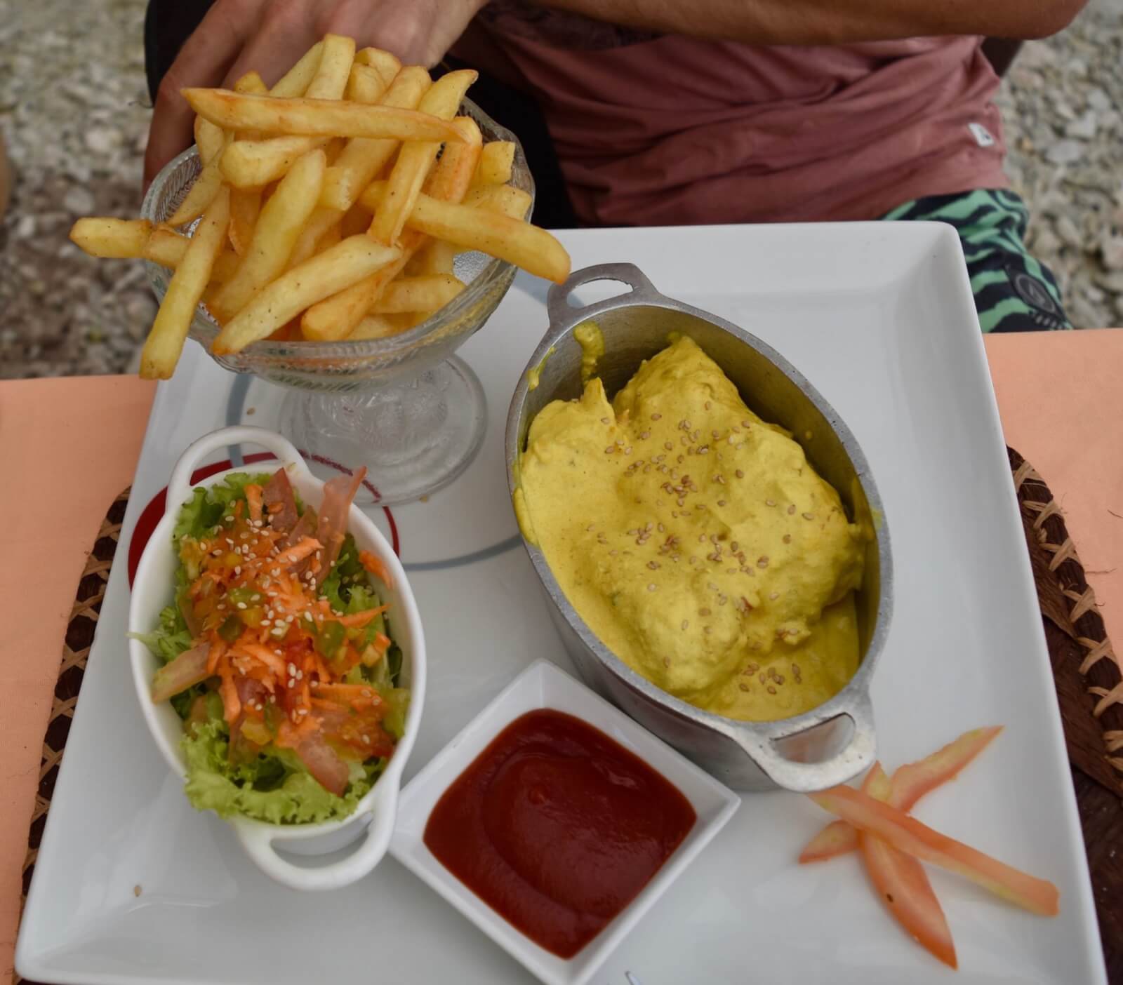 Madagascan food on Rangiroa