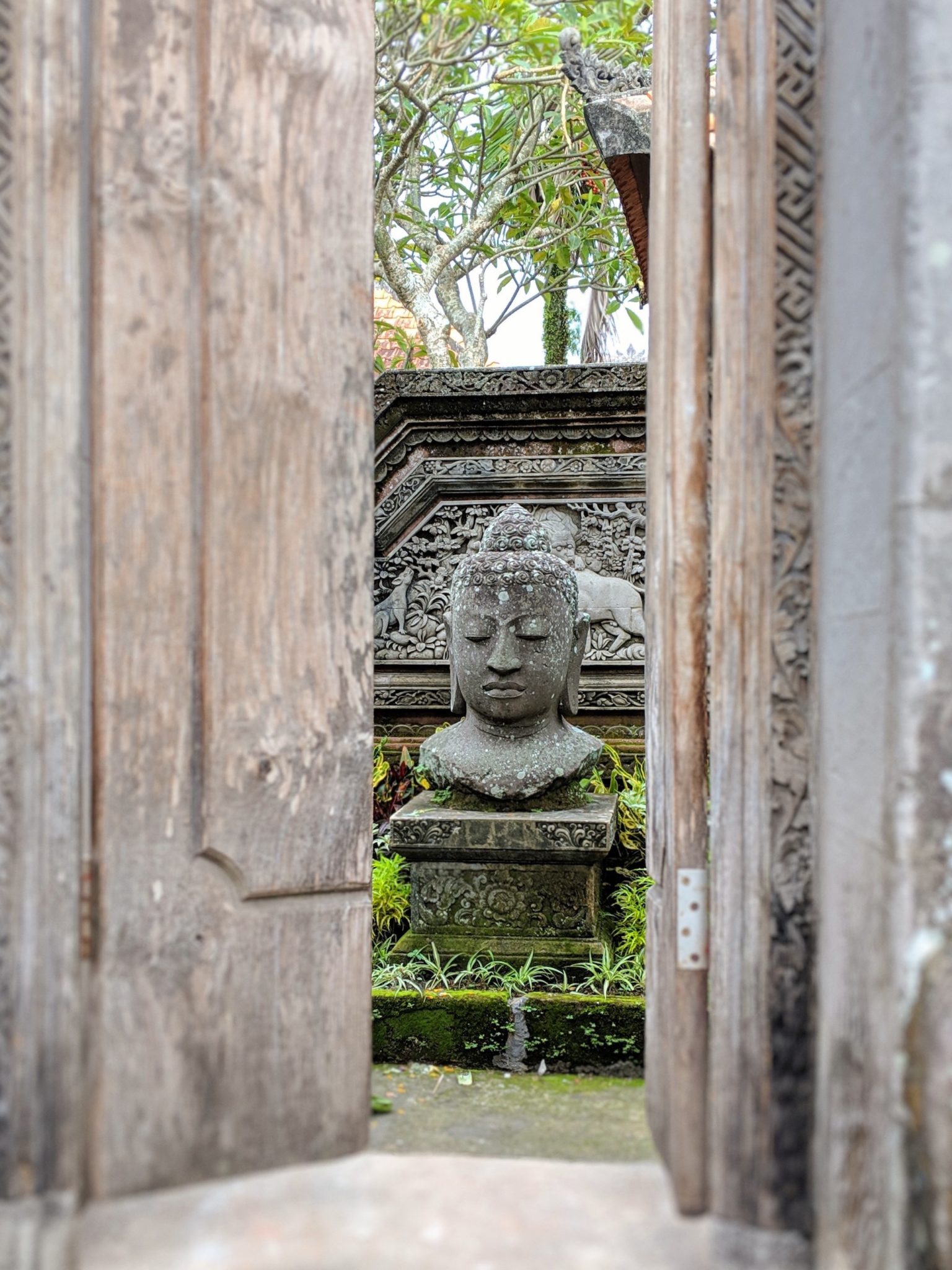 A Balinese statue 