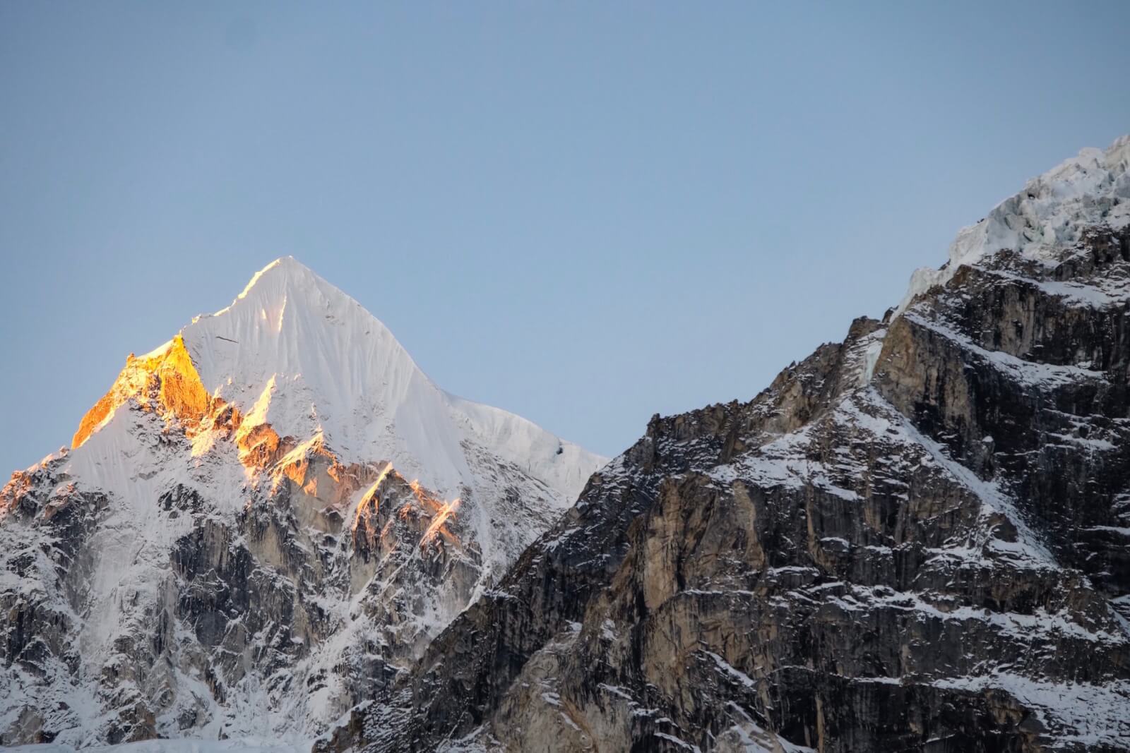 Sunrise on the mountains 