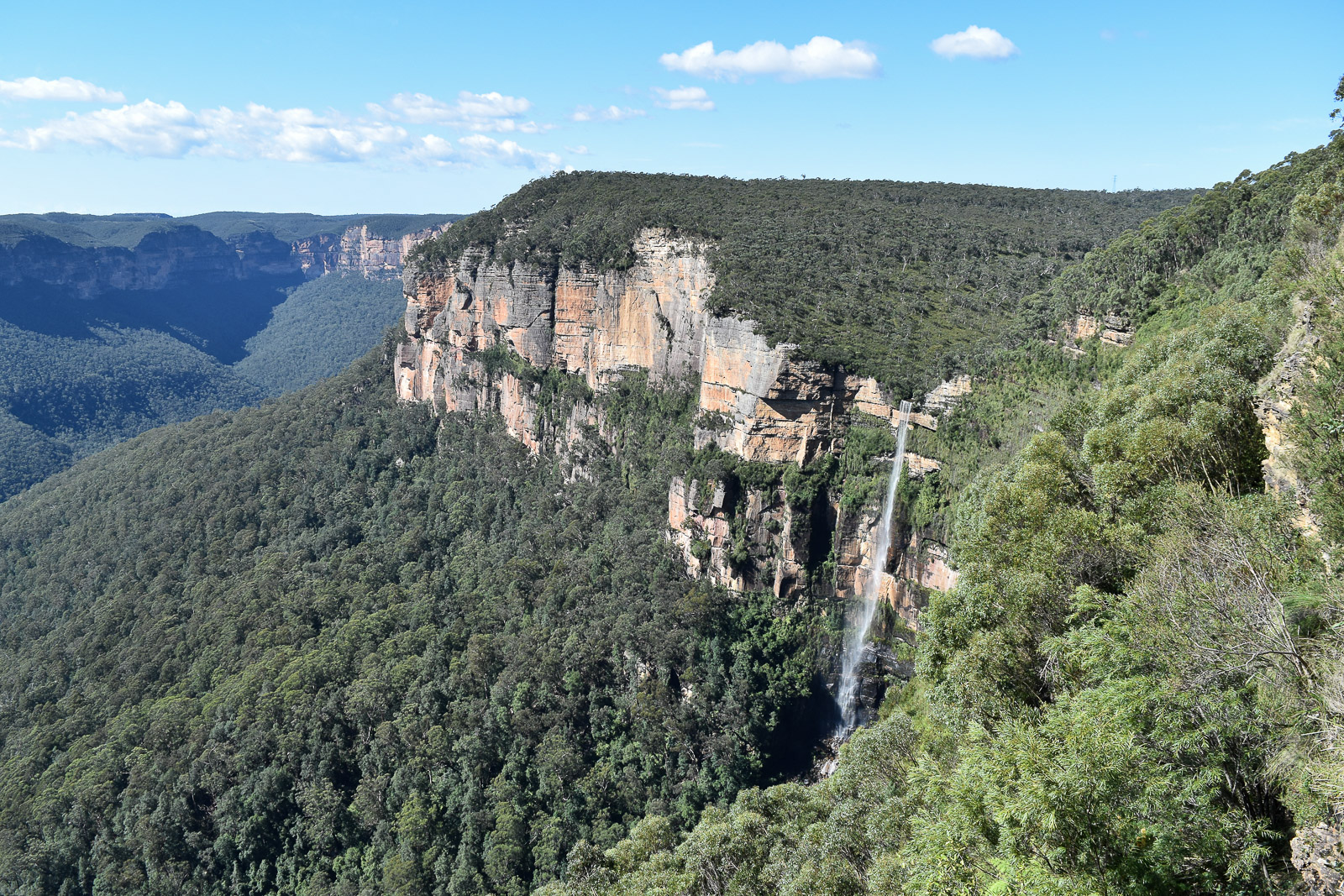 Waterfalls on the grand canyon walk - a must do in a Blue Mountains itinerary 