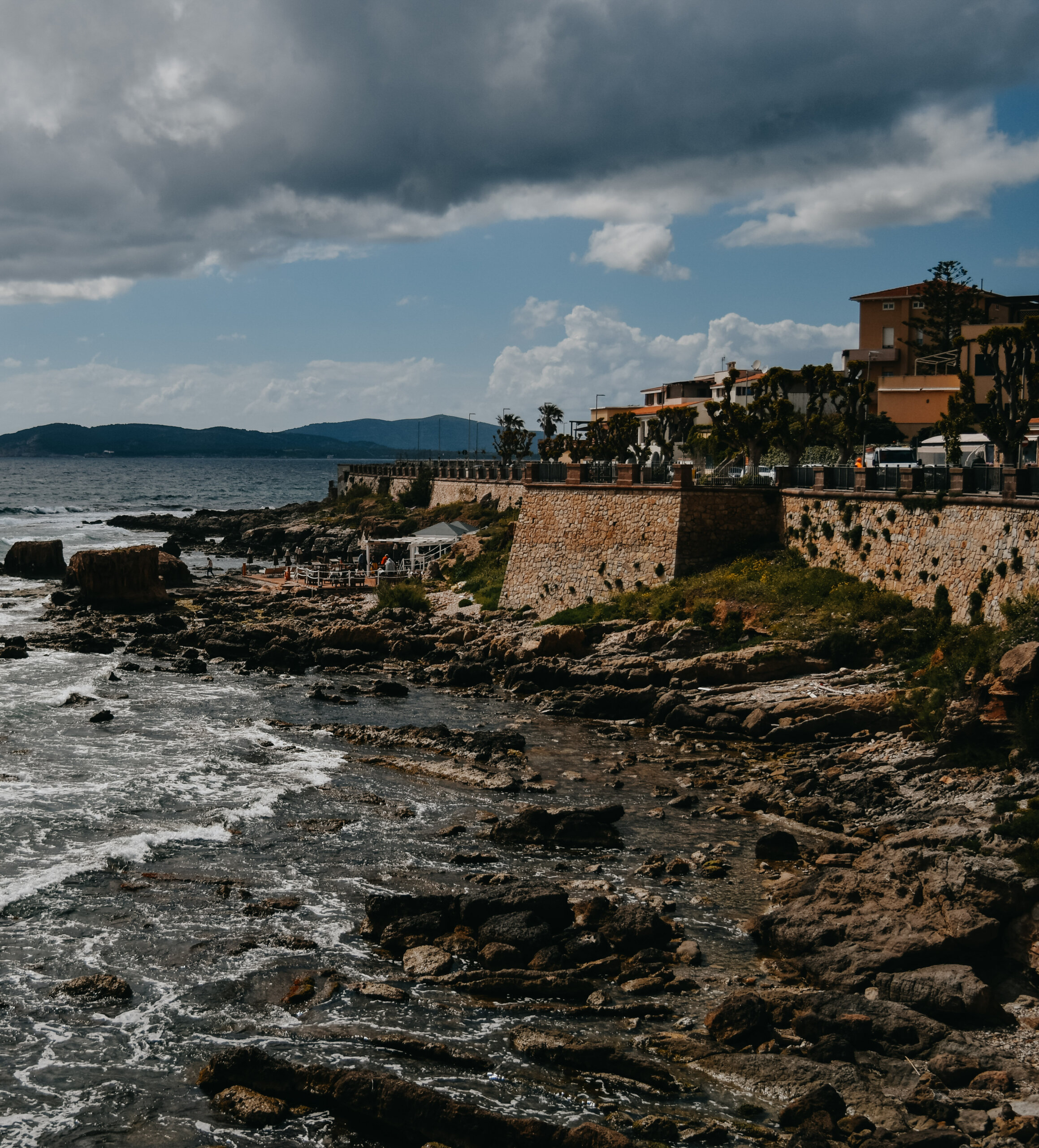 The coastline of Alghero