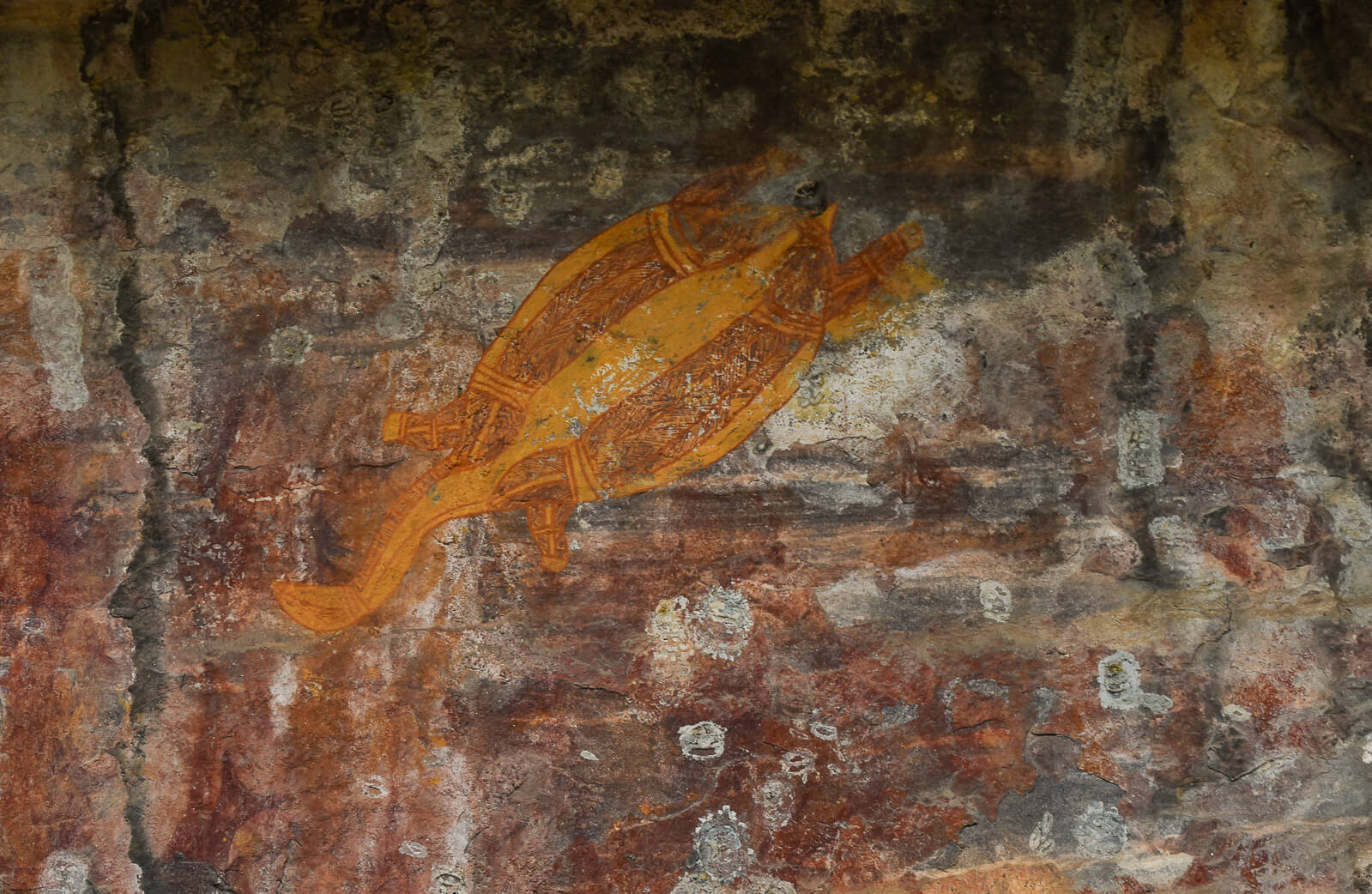 Aboriginal rock art at Ubirr