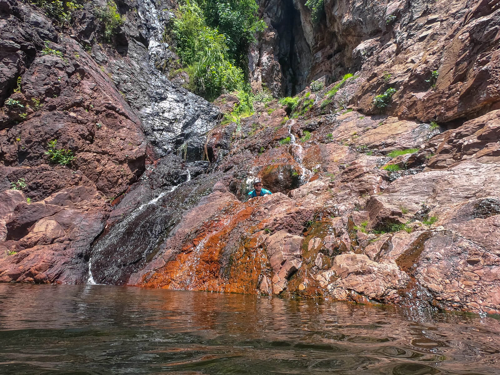 Wangi Falls has a hidden rockpool 
