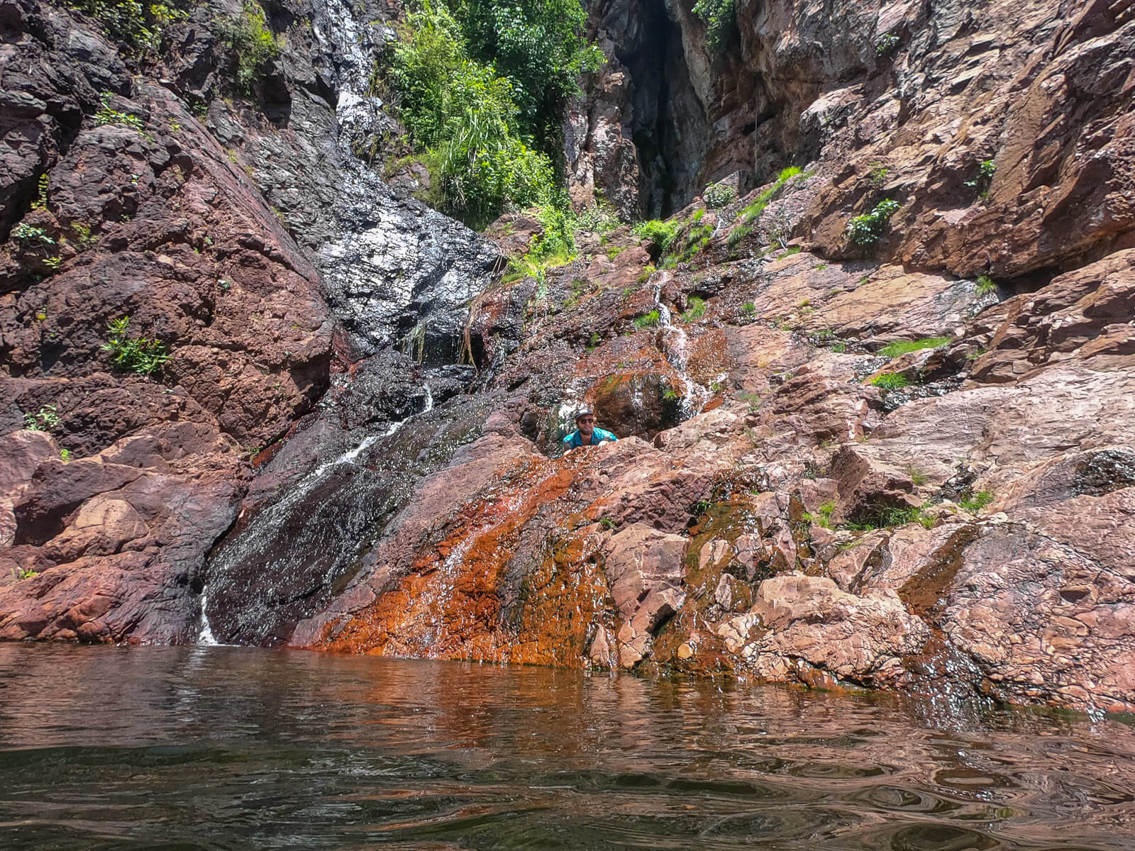 Wangi Falls has a hidden rockpool 