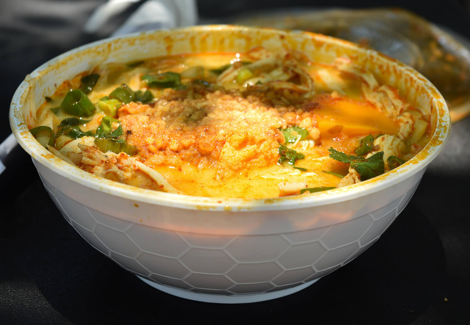 A bowl of Laksa at Parap Village Markets 