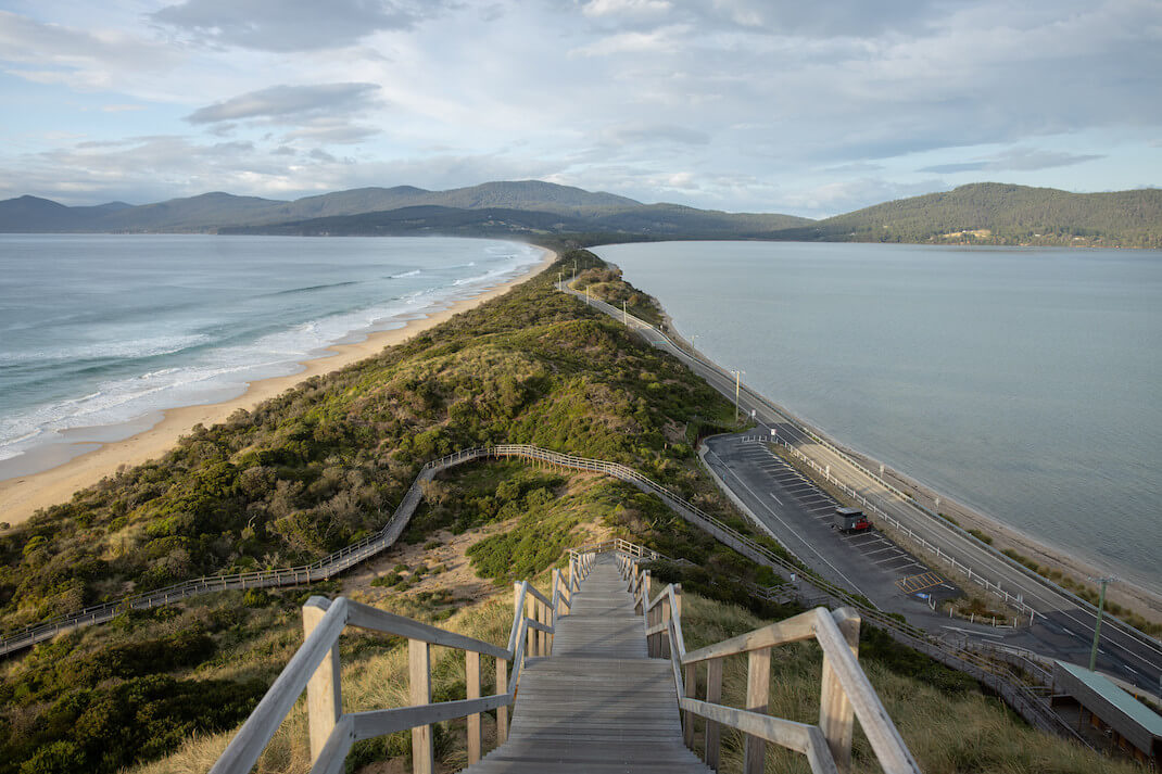 The neck at Bruny Island 