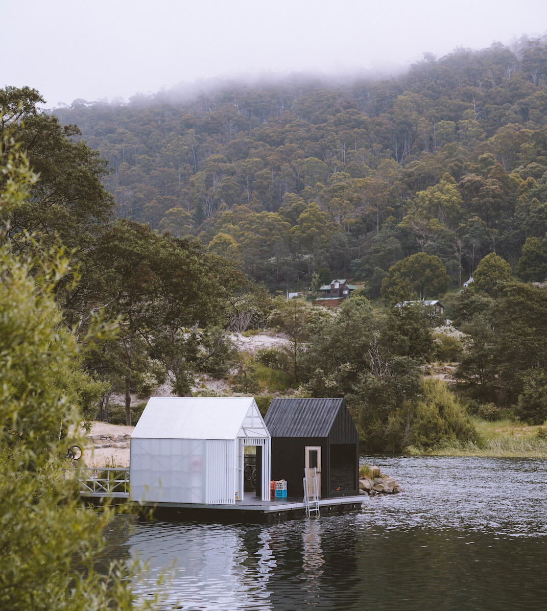 Floating Sauna Lake Derby