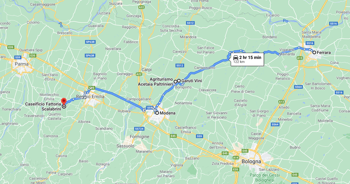 Emilia Romagna Map