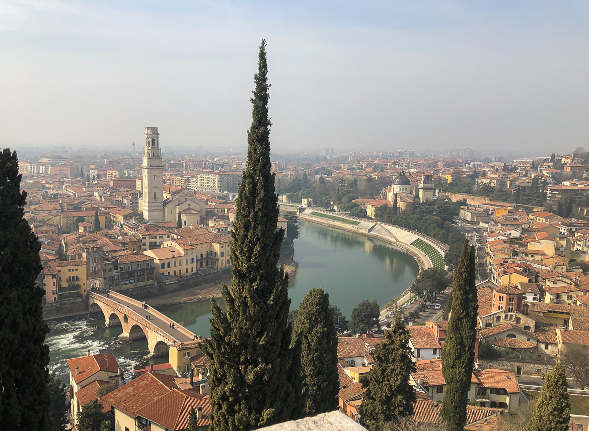 Views of Verona from Castelvecchio