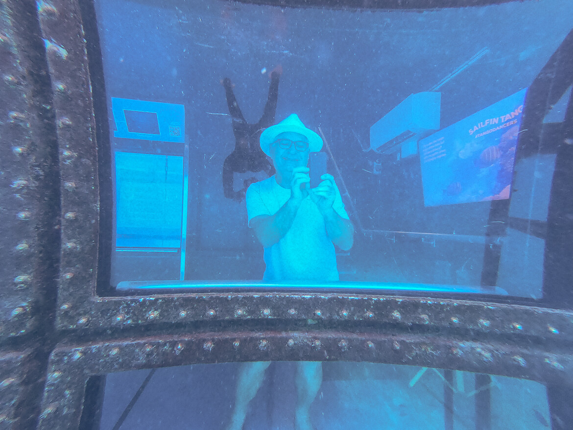 Underwater Observatory at Reef Magic pontoon
