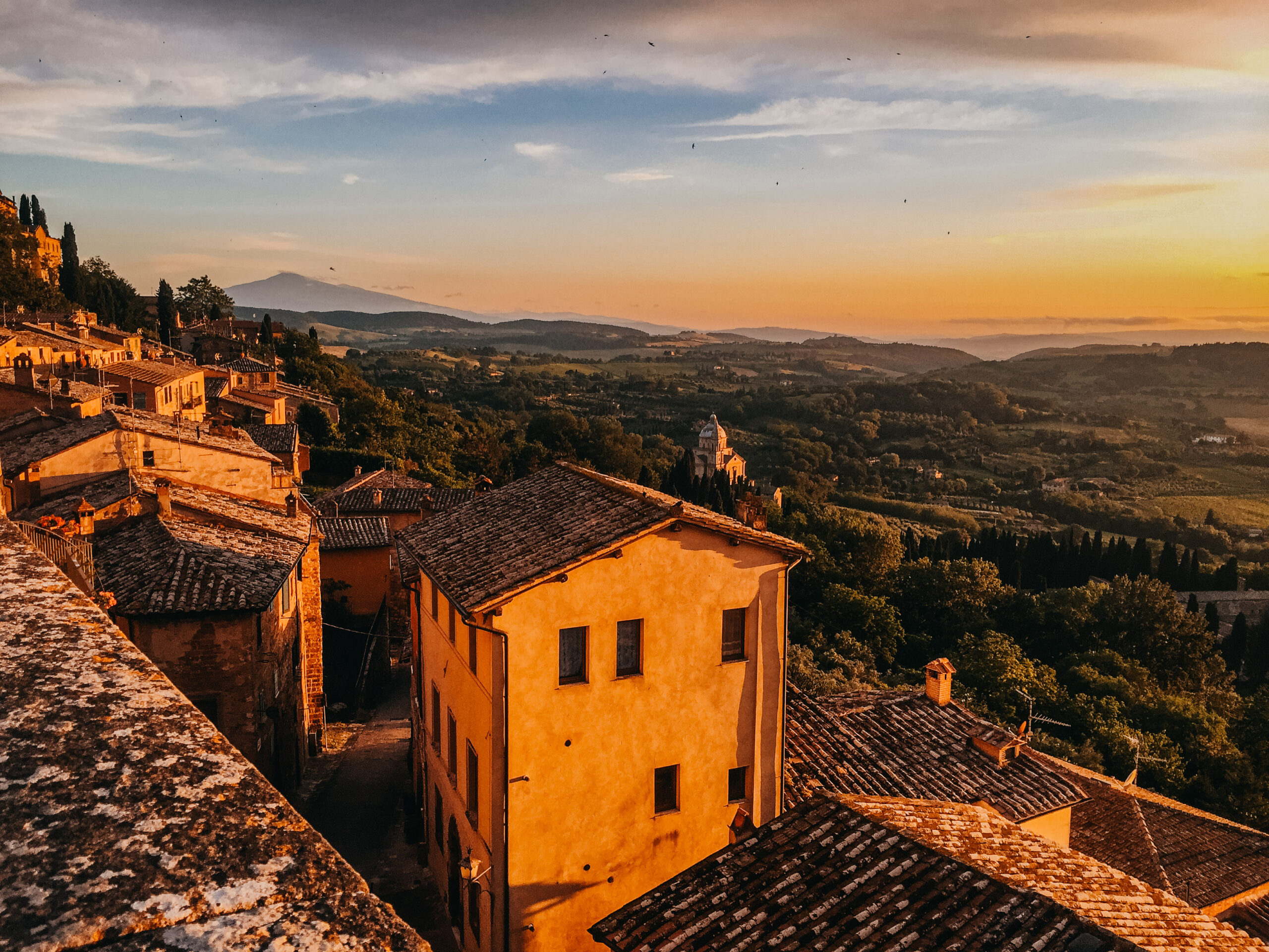Tuscan views from Montepulciano