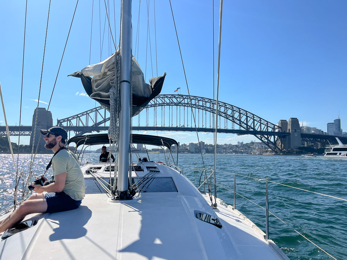 Heading out for a night on Sydney Harbour