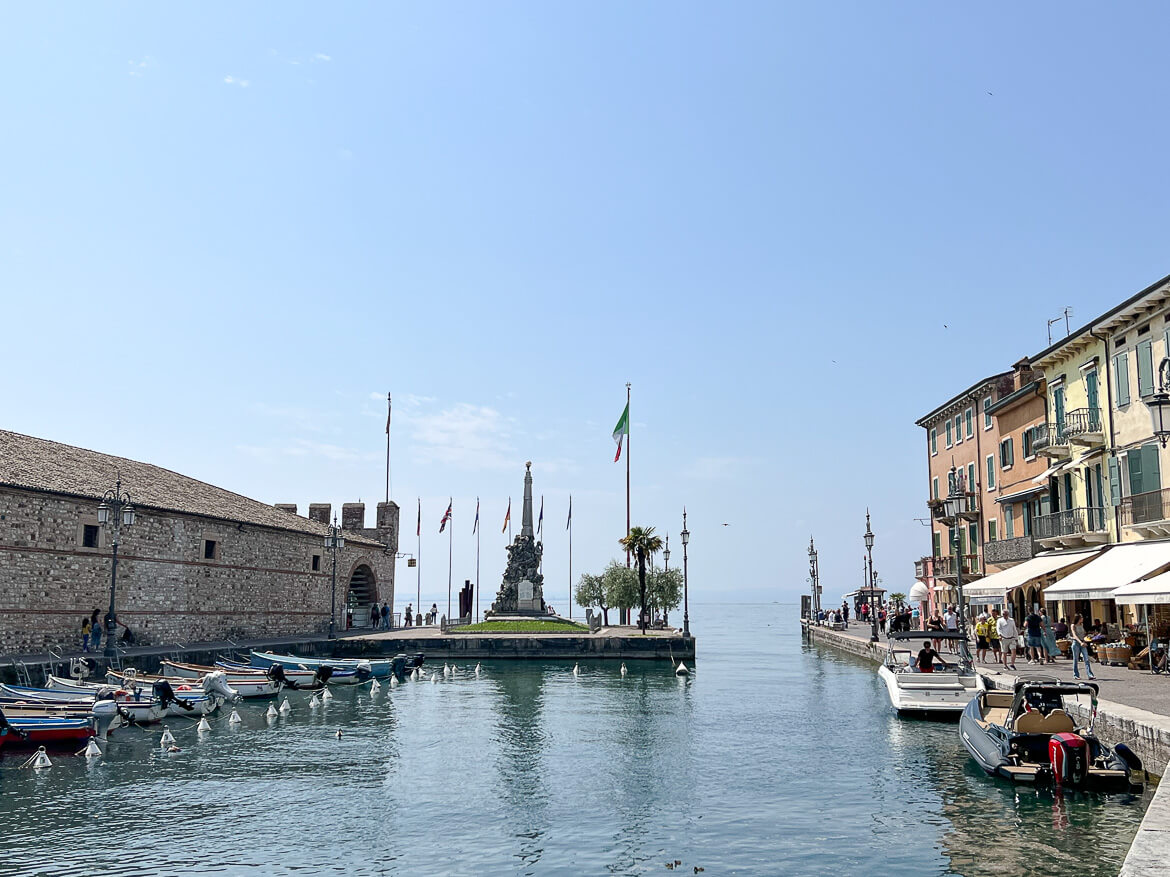 Boats in Lazise Port