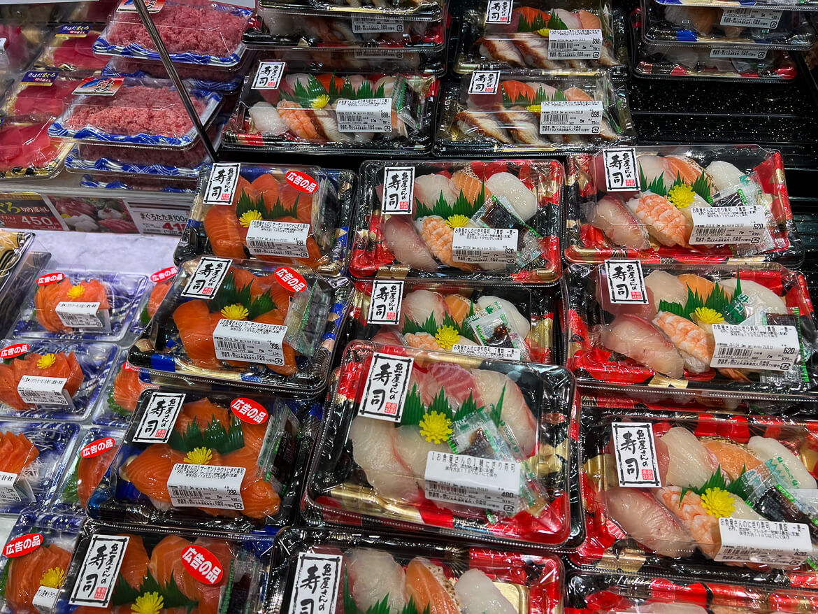 Sushi at Fresco supermarket