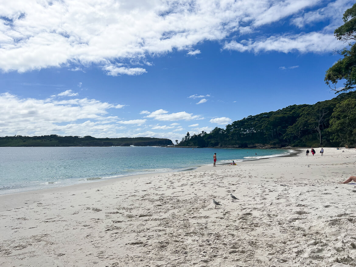 White sand at Murrays Beach in Booderee National Park