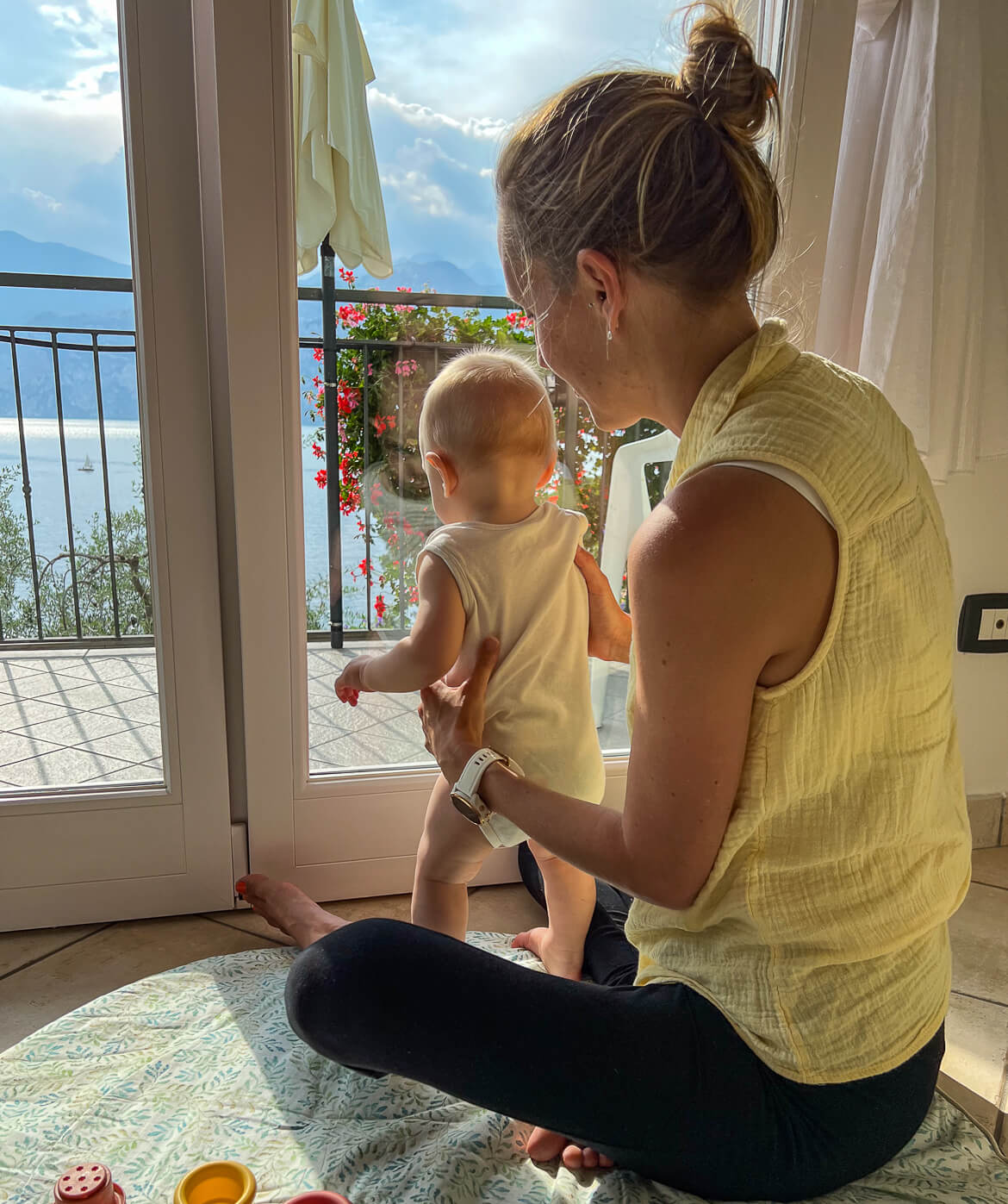 Lake Garda with a baby