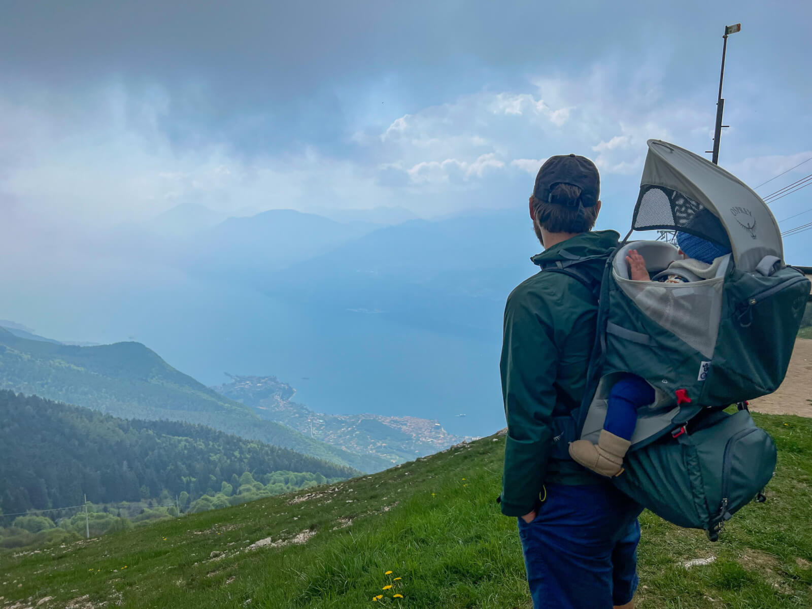 Hiking Monte Baldo with a toddler 