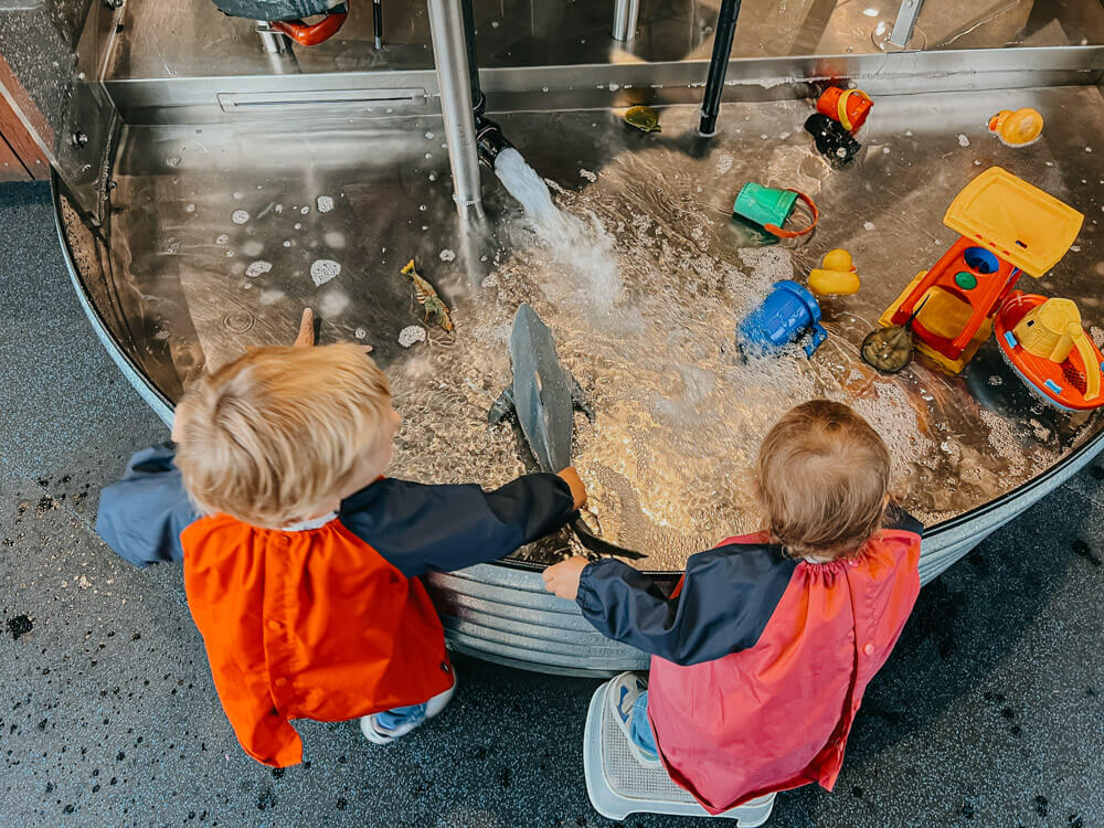 Children playing at Questacon during a weekend in Canberra