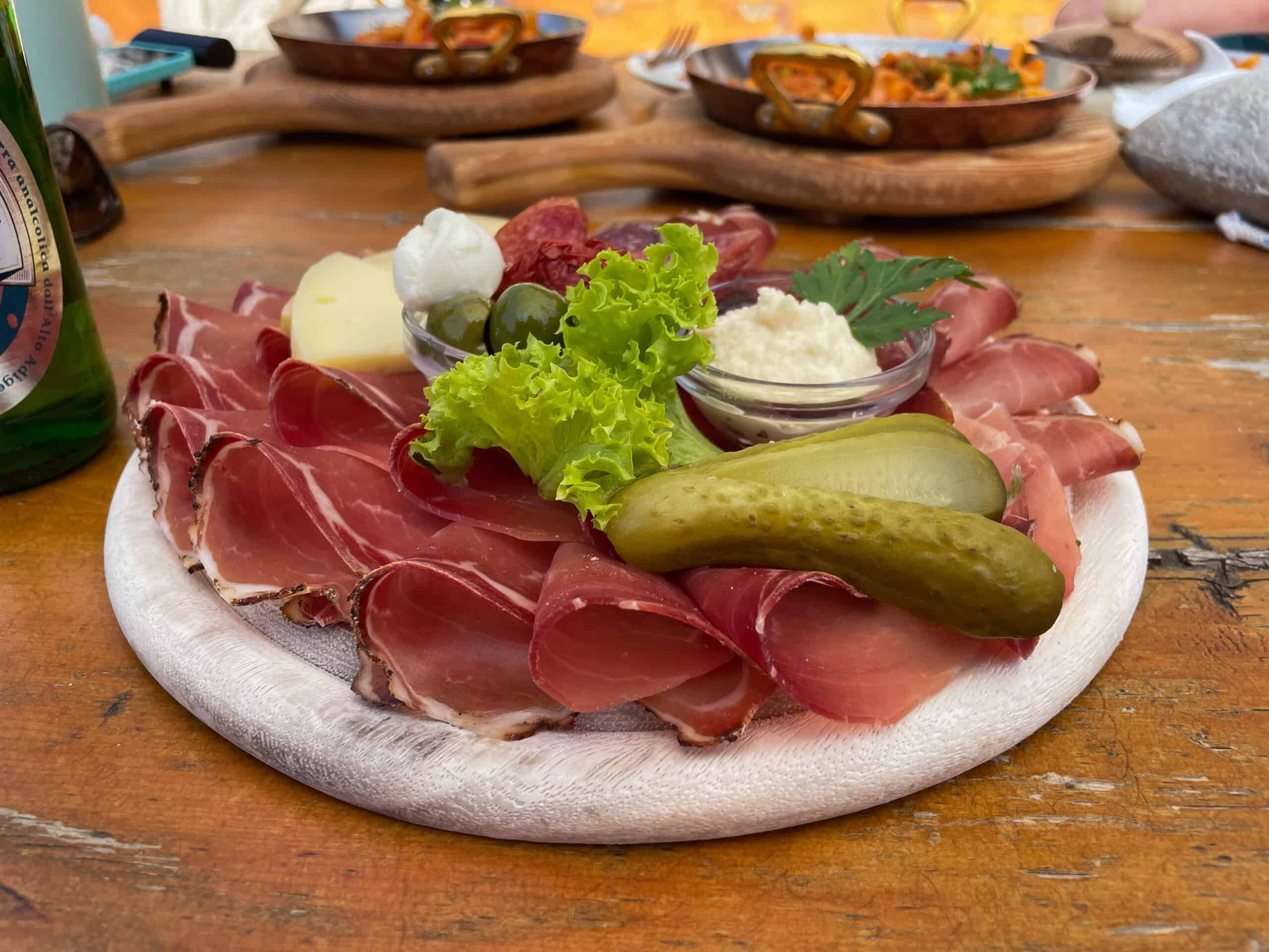 Speck Alto Adige and other South Tyrolian meats and cheese