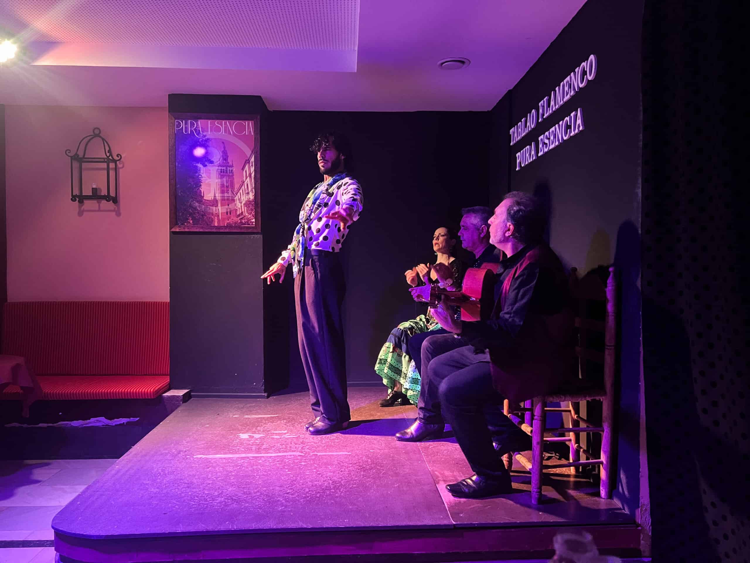 Flamenco performers in Triana