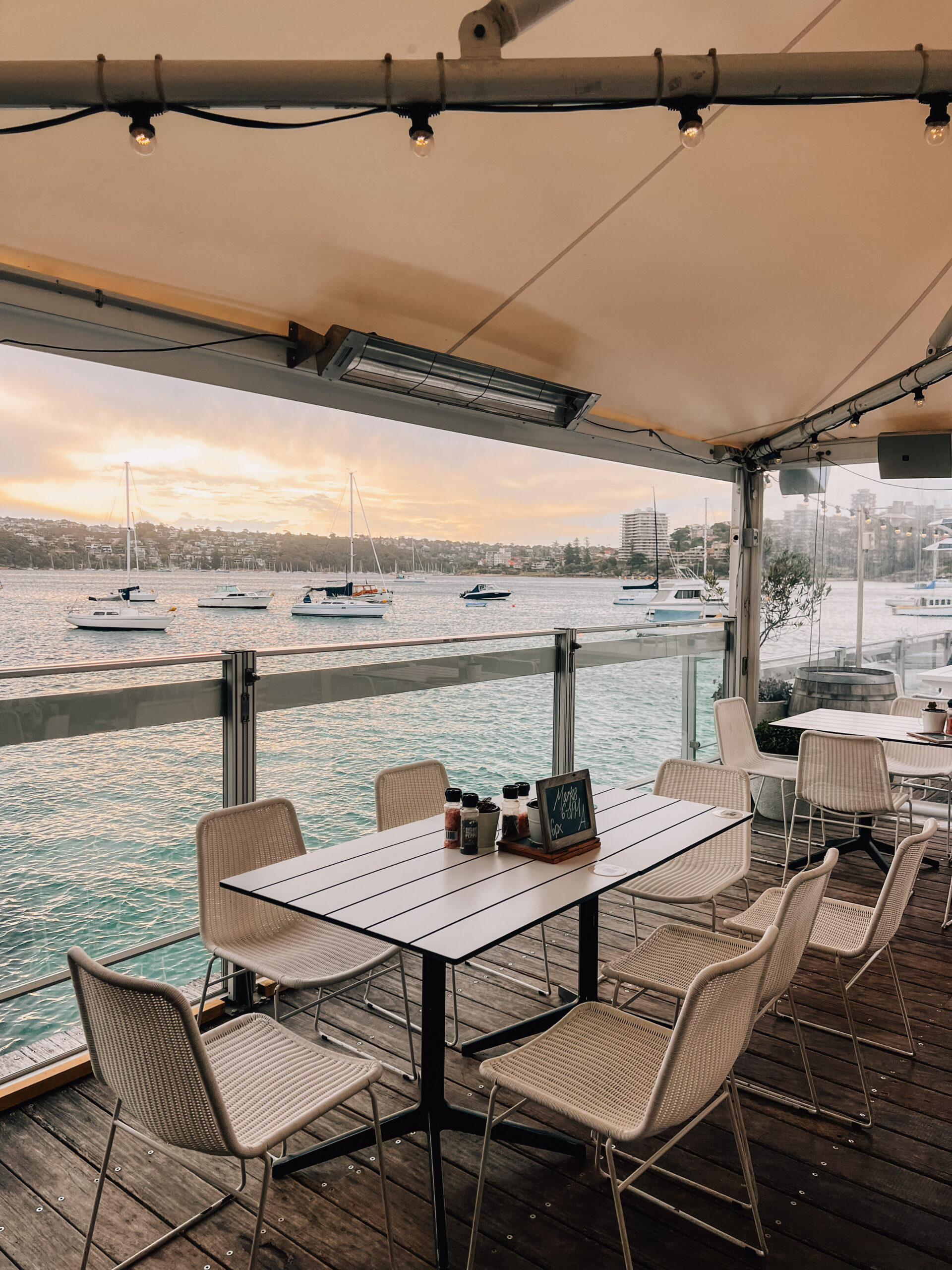 A waterside restaurant in Manly