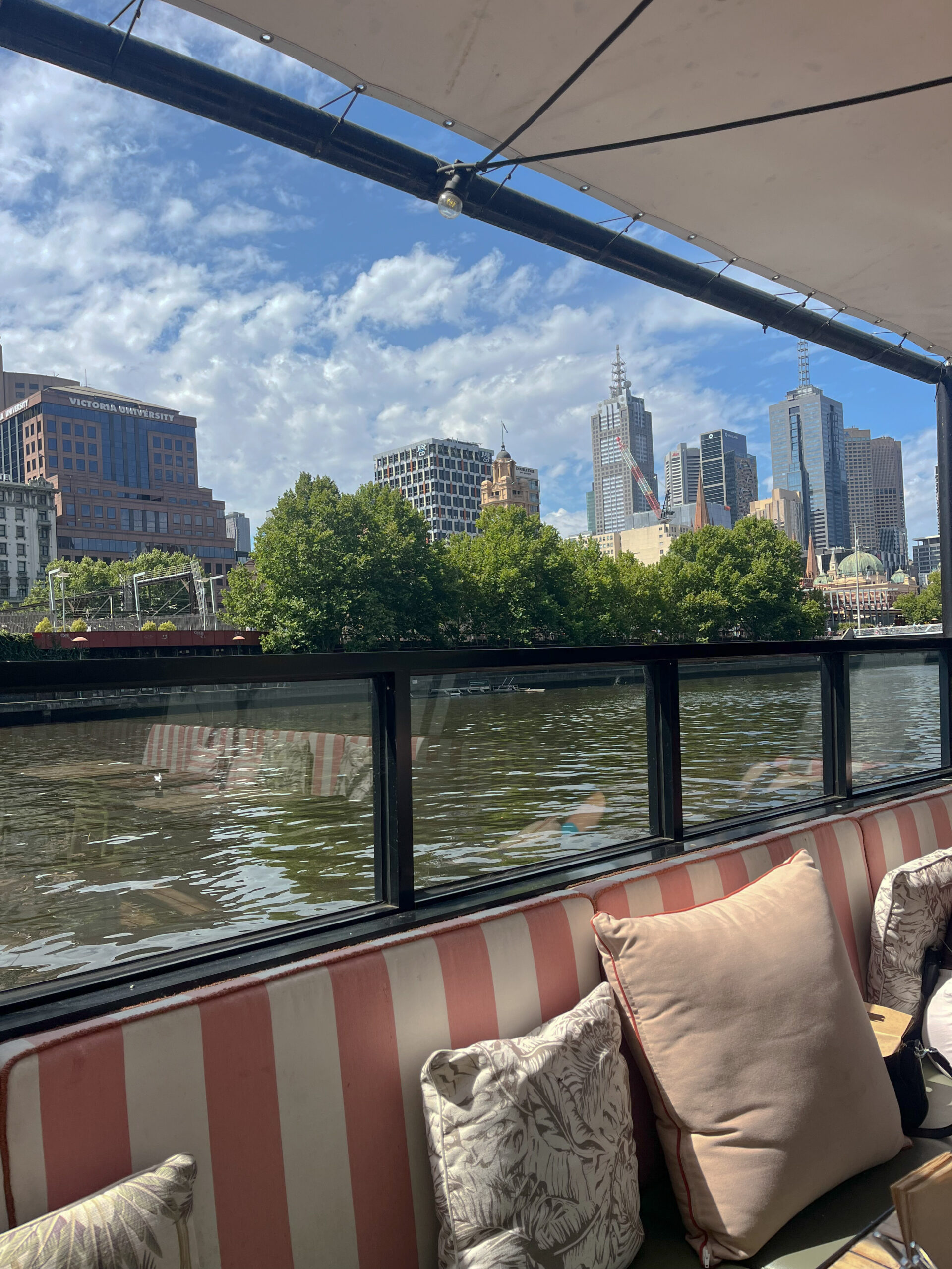 Waterside drinks at Yarra Botanica Melbourne