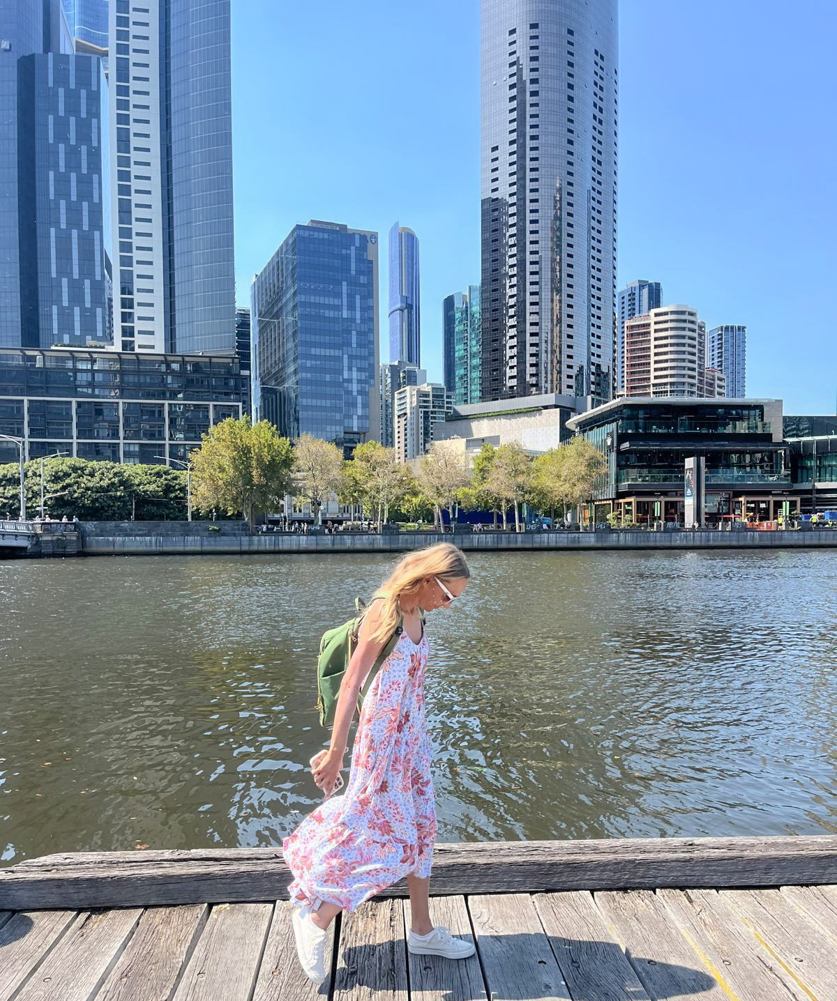 Strolling along the Yarra River
