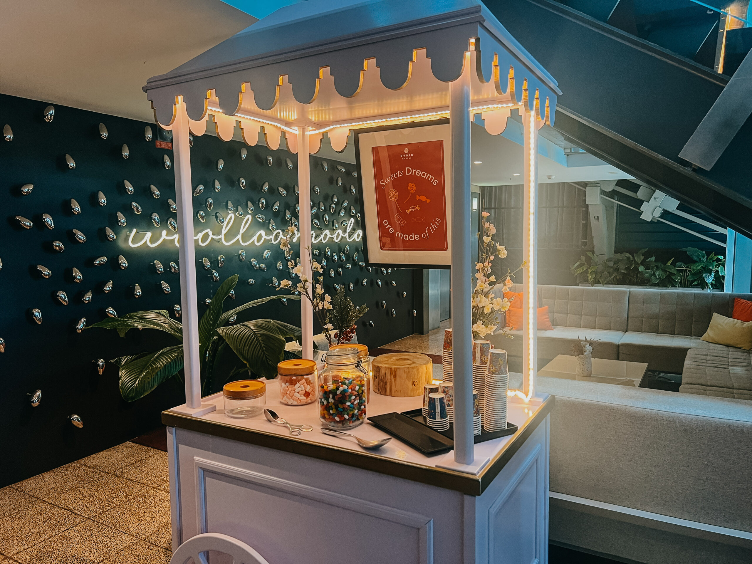 The sweet trolley at Ovolo Woolloomooloo