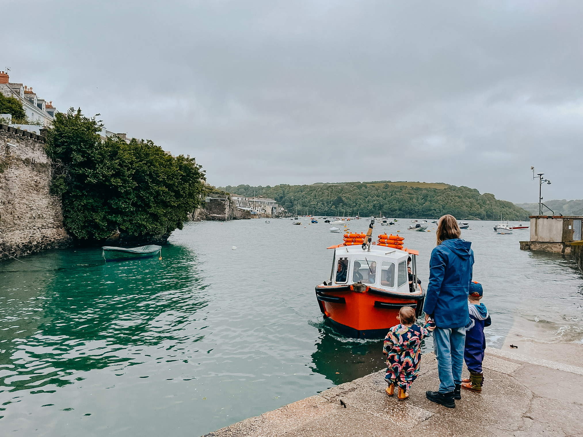 Waiting for the ferry from Fowey to Polruan