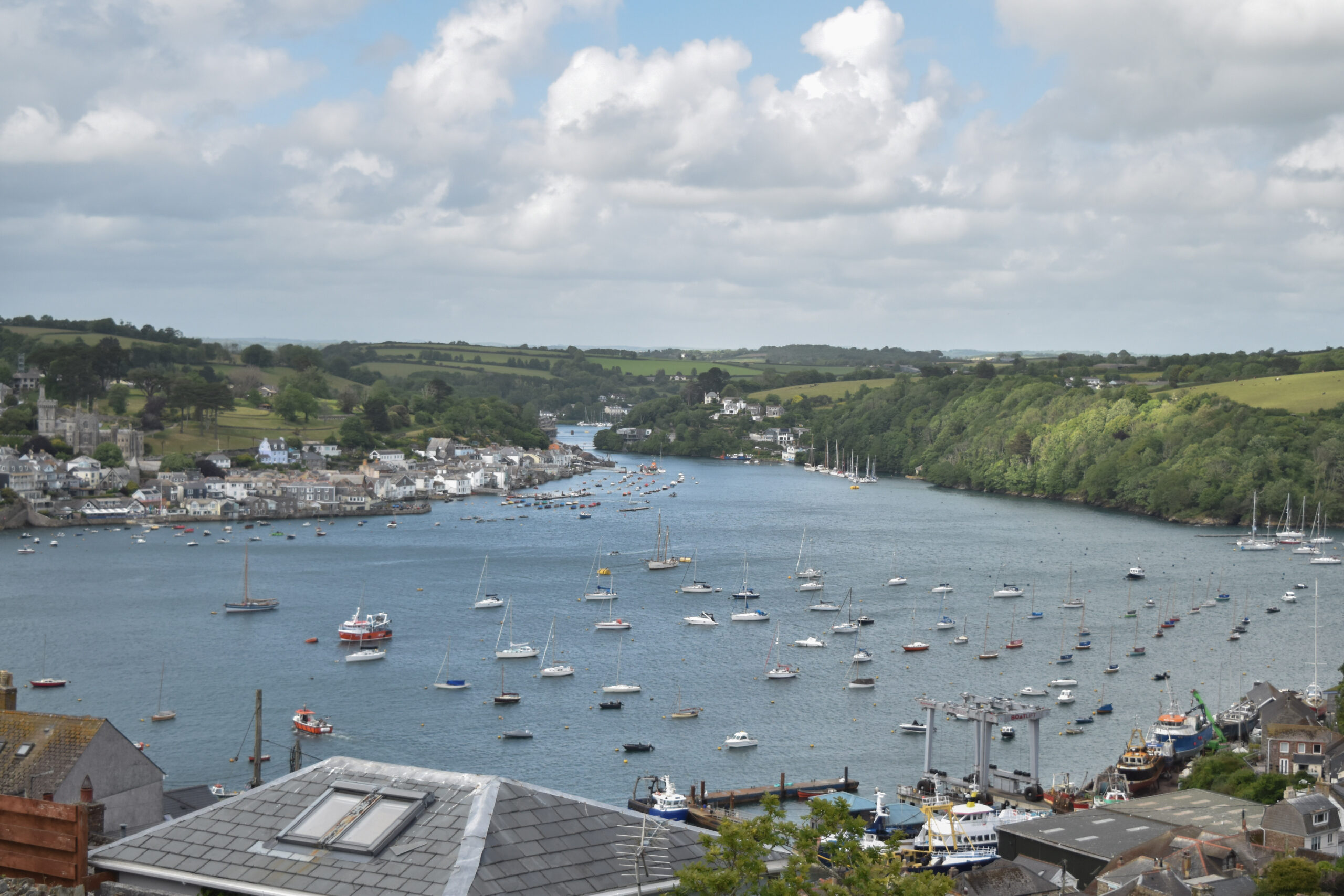 Fowey estuary in Cornwall