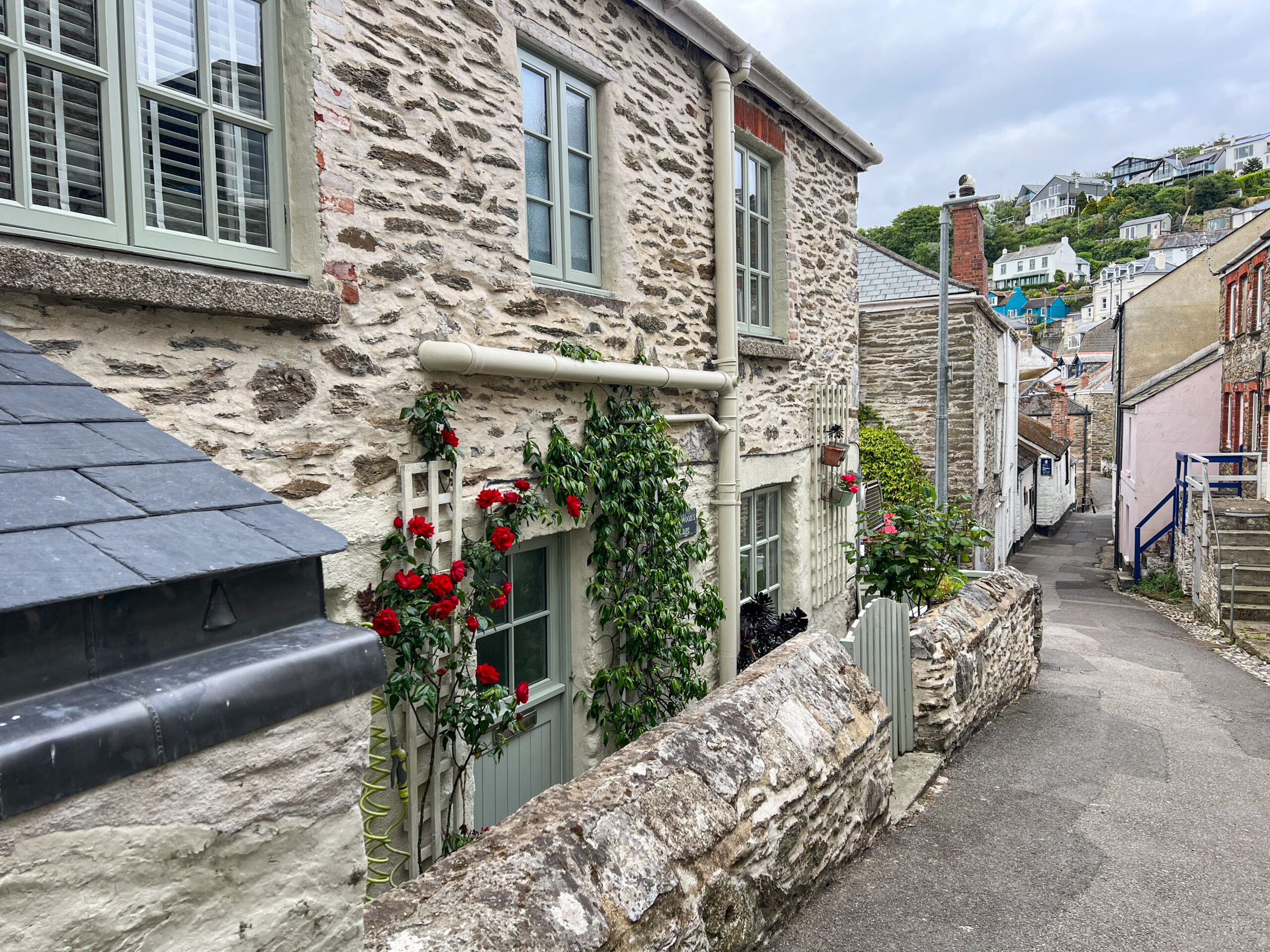 The lanes in Polruan