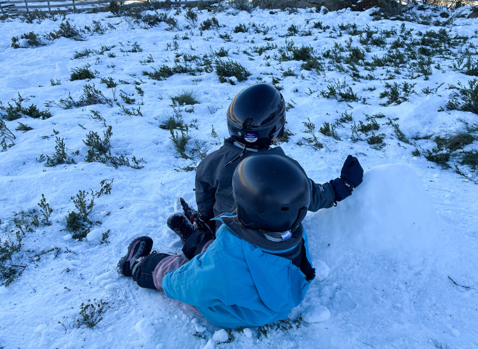 Snow play at Perisher