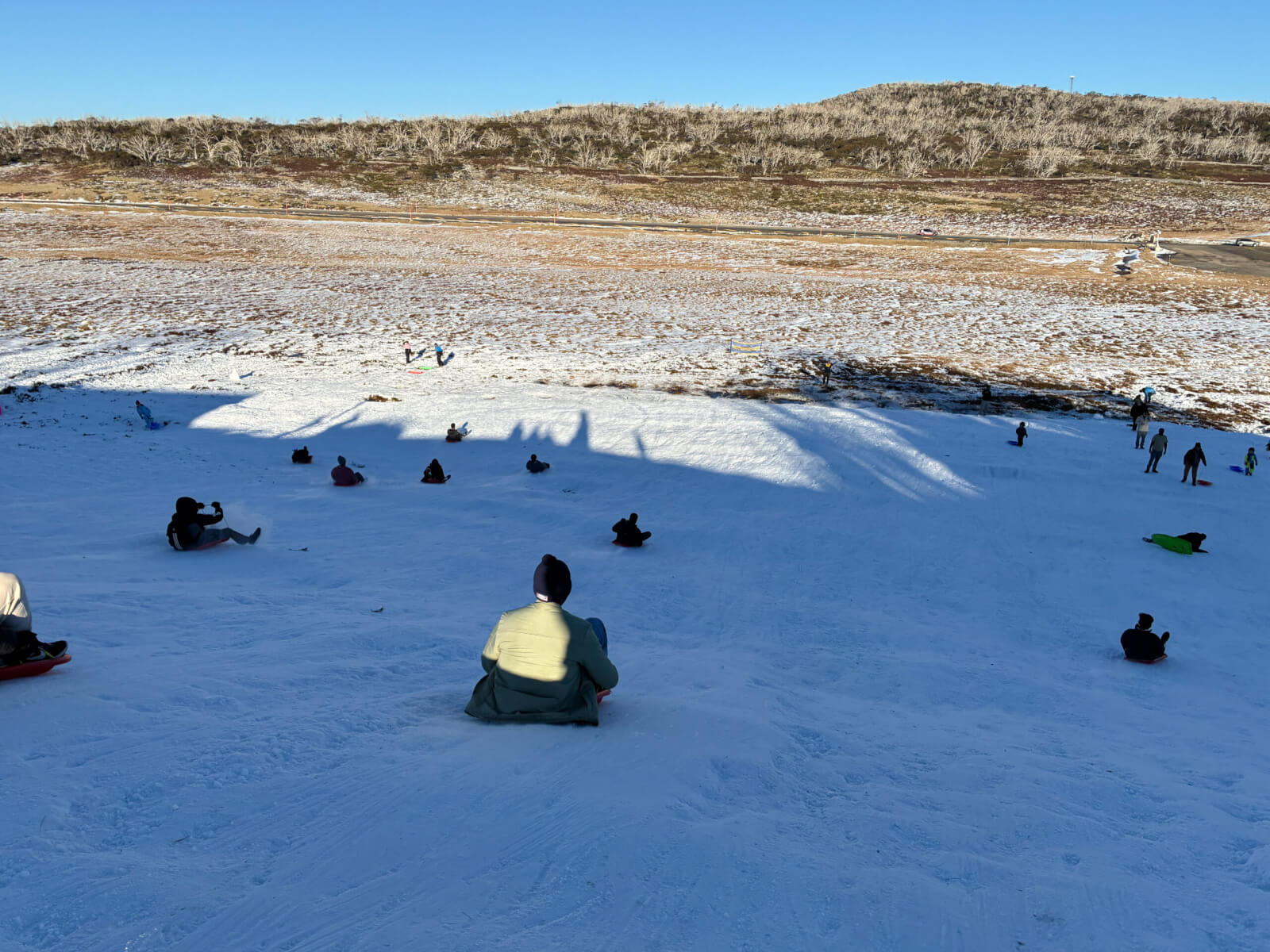Tobogganing in Perisher